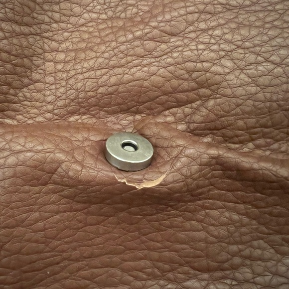 Brown Textured Backpack - Picture 11 of 12